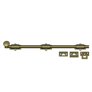 Deltana Surface Bolt / Heavy Duty / Solid Brass