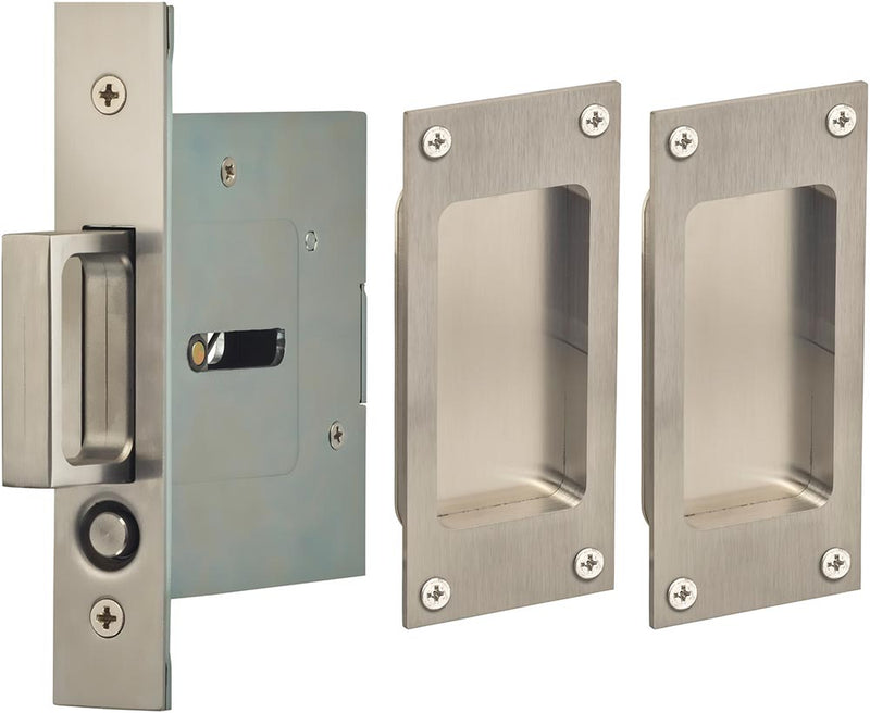 Omnia 7012 Mortise Pocket Door Locks & Flushcups