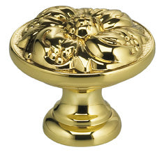 Omnia Ornate 7434 Solid Brass Cabinet Knobs & Pulls