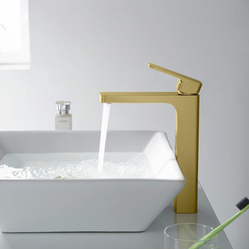 KIBI Blaze-T Single Handle Bathroom Vessel Faucet - KBF1018
