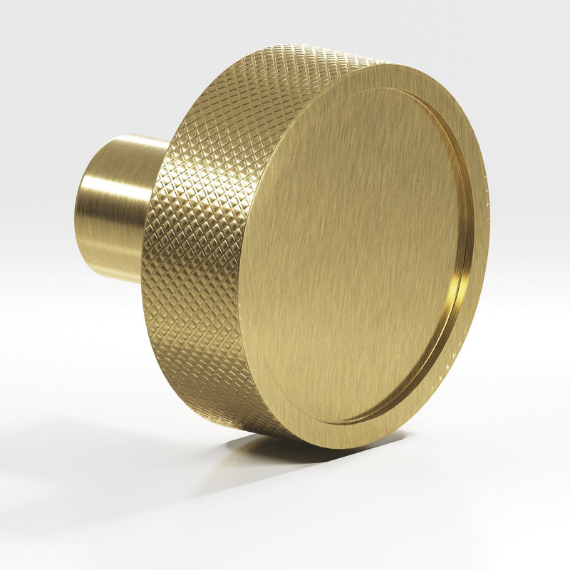 Colonial Bronze 595 Cabinet Knob with Diamond Knurl Accent