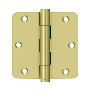 Deltana DSB35-R, DSB35R4-R, DSB35R5-R, DSB4R5-R, Residential Solid Brass Hinges (Sold as Pair)