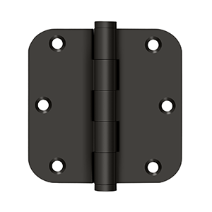 Deltana DSB35R4, DSB35R5, 3-1/2" x 3-1/2" Solid Brass Hinges (Sold as Pair)