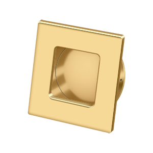 Deltana FPS234, Flush Pulls Square Heavy Duty 2-3/4" x 2-3/4" x 1/2" Solid Brass