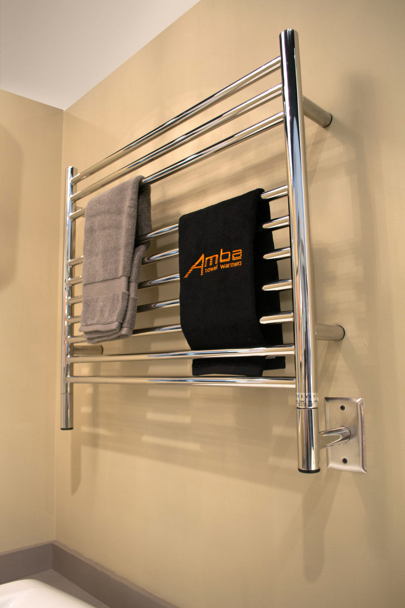 Amba Jeeves Model K Straight Heated Towel Rack