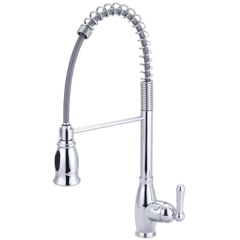 Olympia Faucets - Accent Collection - Single Handle Pre-Rinse Spring Pull-Down Kitchen Faucet (K-5045)