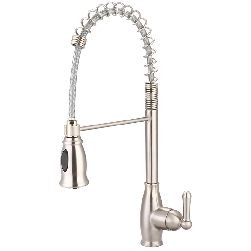 Olympia Faucets - Accent Collection - Single Handle Pre-Rinse Spring Pull-Down Kitchen Faucet (K-5045)