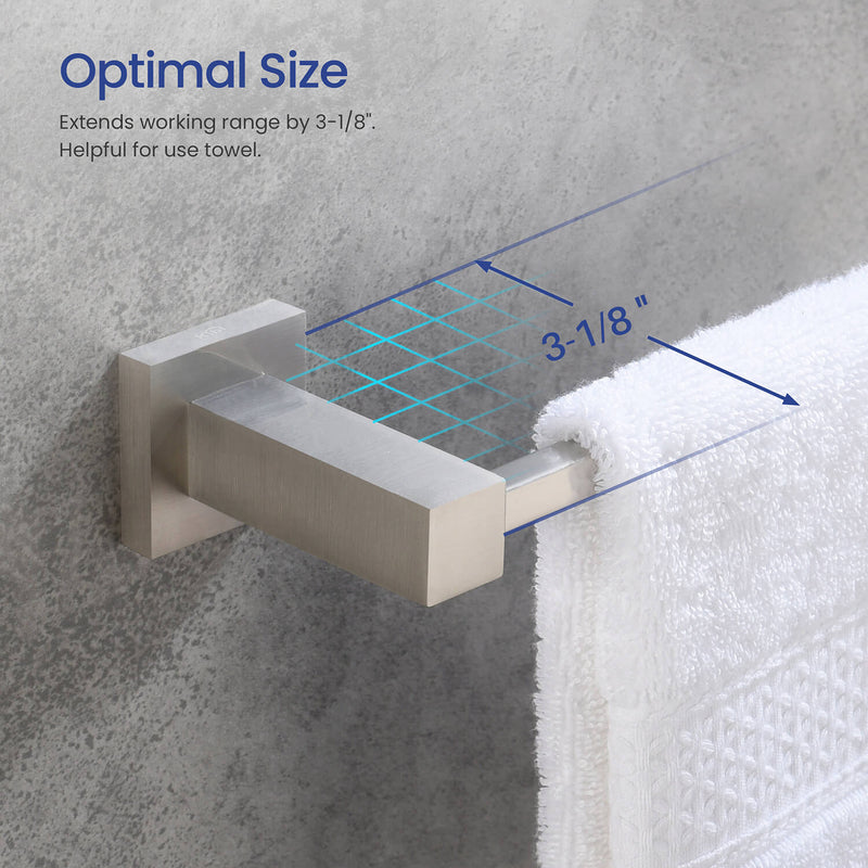 KIBI Cube Bathroom 18″ Towel Bar – KBA1507