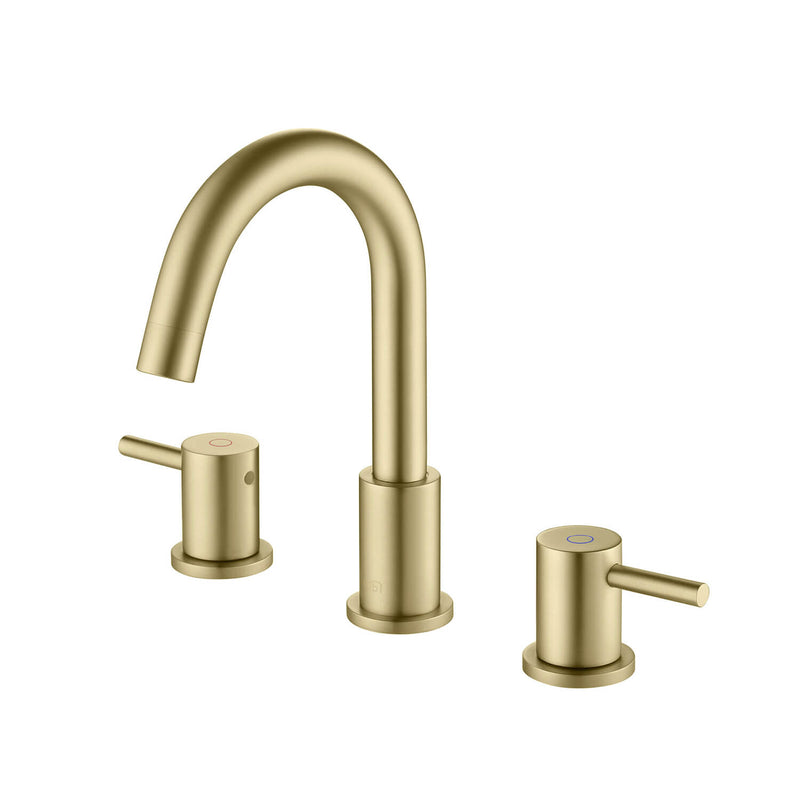 KIBI Circular 8″ Widespread Bathroom Sink Faucet with Pop-up – KBF1016