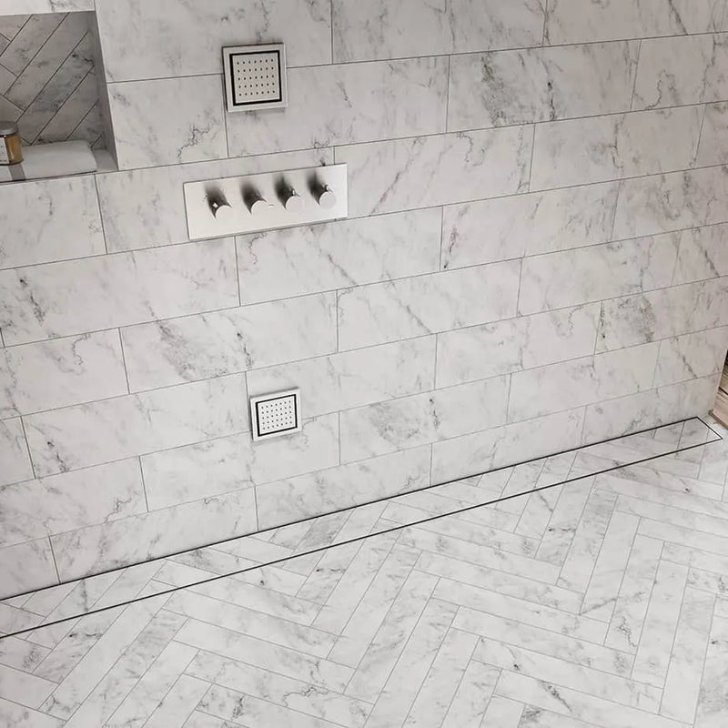 QM Drain Delmar MIST Tile-in Adjustable Linear Shower Drain