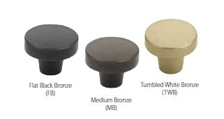 Emtek Sandcast Bronze Rustic Modern Round Cabinet Knob