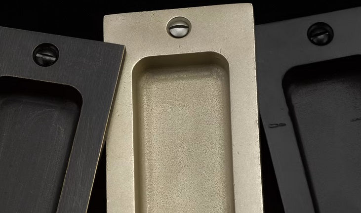 Emtek Sandcast Bronze Flush Pulls Door Accessories
