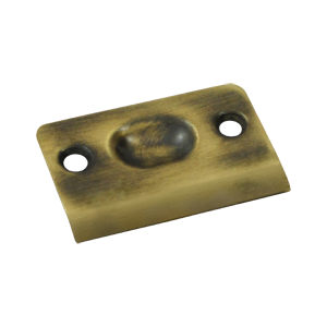 Deltana SPB349, Strike for Drive-in, Ball Catch, 2-1/8" x 1-3/8" Solid Brass