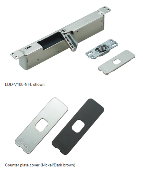 Sugatsune LDD-V100 Lapcon Door Damper (Recessed Type)