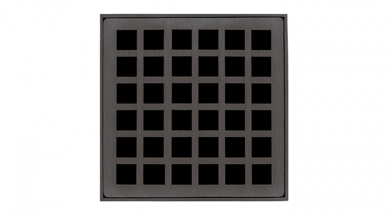 Infinity Drain QD 4-2 Center Squares-Drain 4"x4" Standard Kit