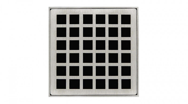 Infinity Drain QD 4-2 Center Squares-Drain 4"x4" Standard Kit