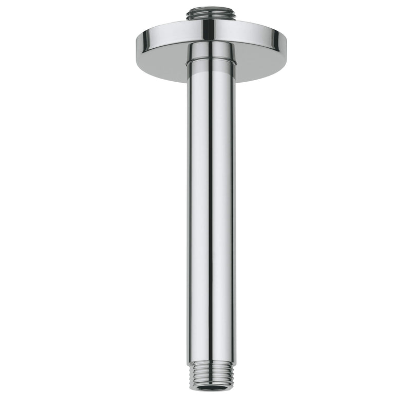 Grohe 6" Ceiling Shower Arm with Flange and 1/2" Threaded Connection