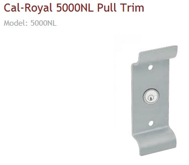 Cal-Royal 5000NL Pull Trim - Aluminium