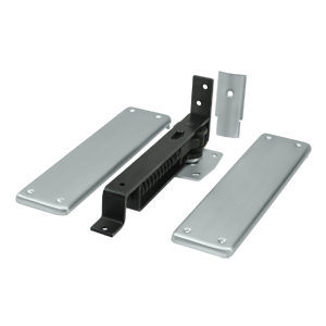 Deltana DASH95 Spring Hinge, Double Action w/ Solid Brass Cover Plates