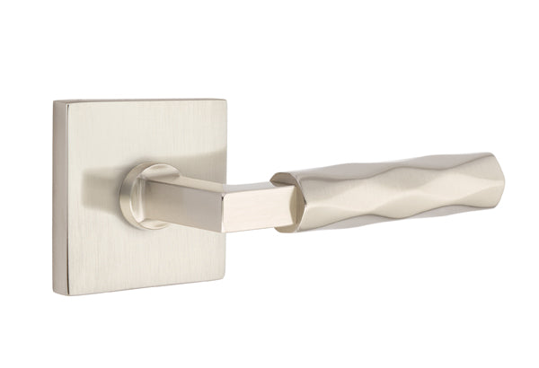 Emtek Tribeca Lever w/L-Square from the SELECT Brass Collection with the CF Mechanism