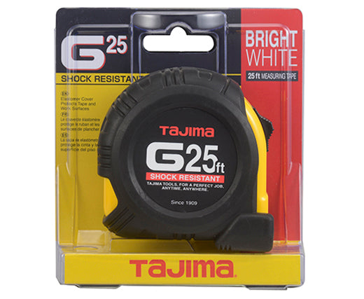 Tajima G-25BW 1 x 25' Shock Resistant Tape Measure