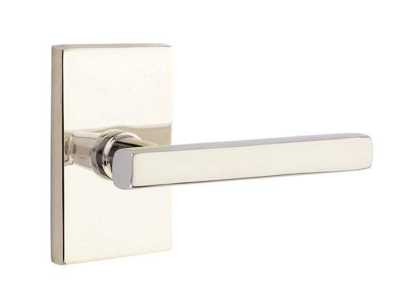 Emtek Freestone Lever from the SELECT Brass Collection with the CF Mechanism