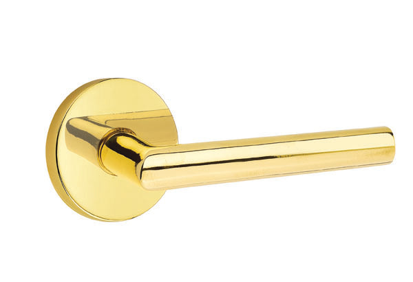 Emtek Stuttgart Lever from the SELECT Brass Collection with the CF Mechanism