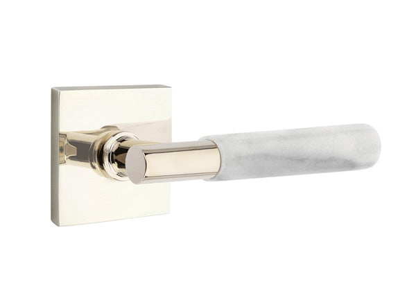 Emtek Marble Lever w/T-Bar from the SELECT Brass Collection with the CF Mechanism