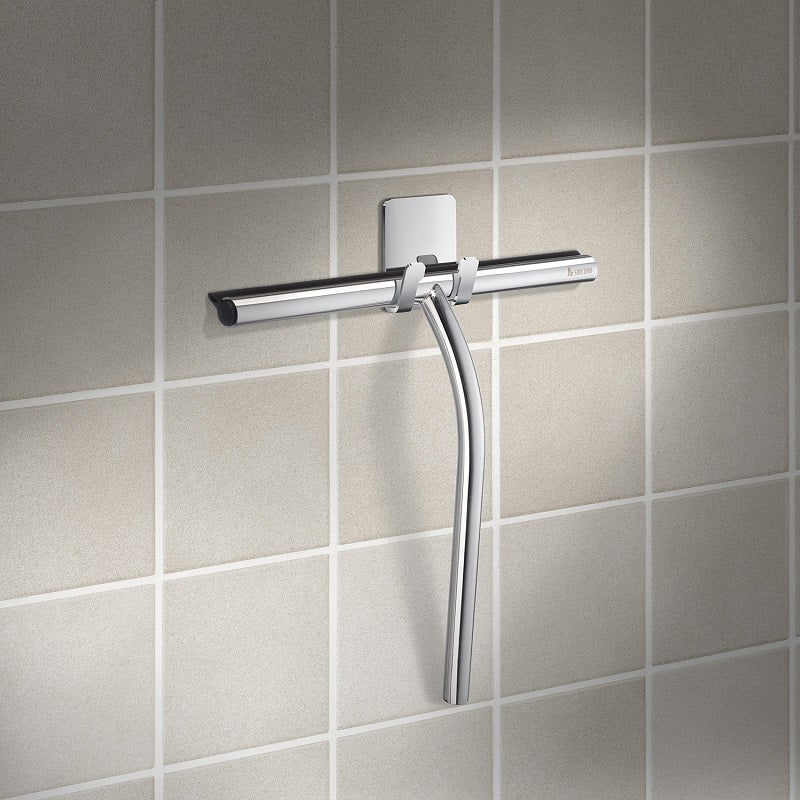 Smedbo - SIDELINE Shower Squeegee with self-adhesive Hook, DK2140, DB2140