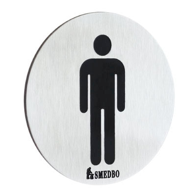 Smedbo - XTRA Toilet Sign – Gentleman