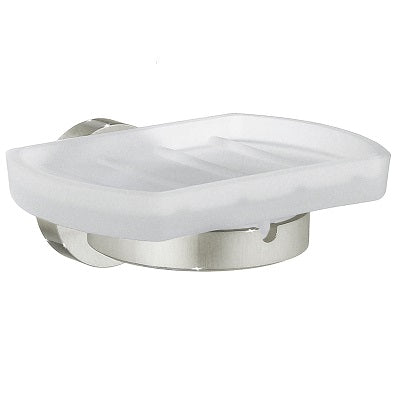 Smedbo - HOME Holder with Soap Dish | Frosted Glass