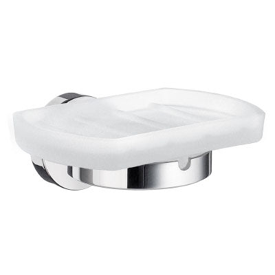 Smedbo - HOME Holder with Soap Dish | Frosted Glass
