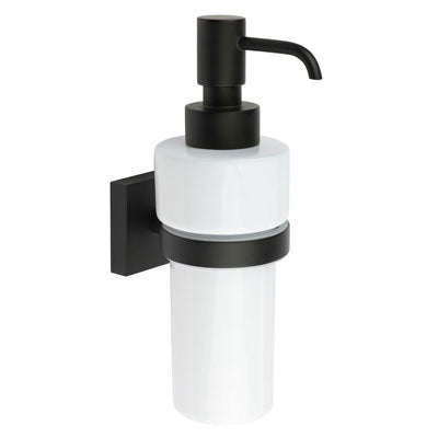 Smedbo - HOUSE Holder with Glass Soap Dispenser Porcelain