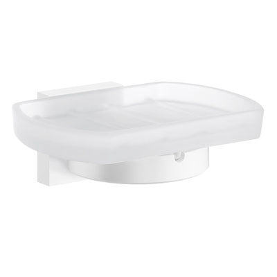 Smedbo - HOUSE Holder with Soap Dish Frosted Glass