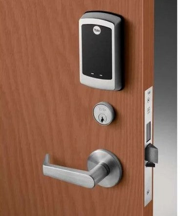 Yale AUR-NTM627-NR nexTouch Sectional Mortise lock with Touchscreen Keypad(NOT Wifi) , Augusta Lever