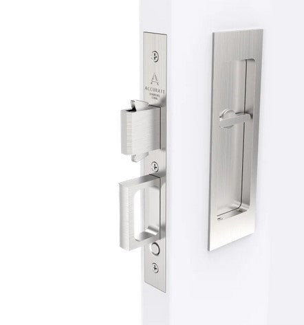ACCURATE Sliding Pocket Door Lockset For Single Door