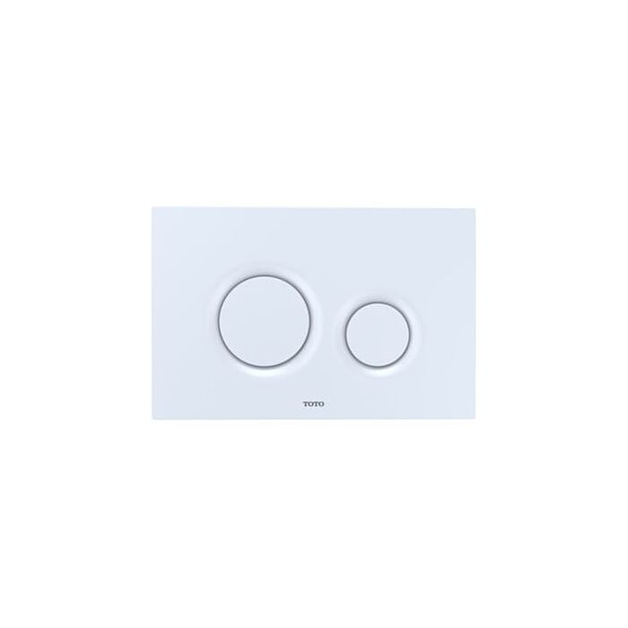 Toto YT930 Dual Button Push Plate with Round Buttons for In Wall Tank Systems (DuoFit In-Wall Tanks)